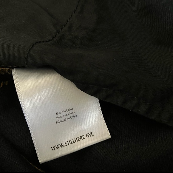 Still Here New York Cowgirl Jean Barrel Leg Cut-Out Tapered Washed Black size 28 - Picture 15 of 15